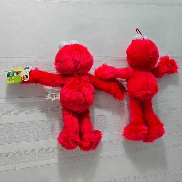 Vintage Twin Brother Elmo's 10" Plush Stuffed Animals from NANCO 2003 & 2004 - Picture 7 of 8
